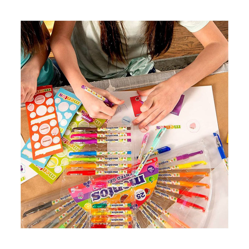 Mentos 25 pc Scented Gel Pens