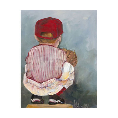 Oopsy Daisy's Lil' Catcher Boy Canvas Wall Art - Size 14x18