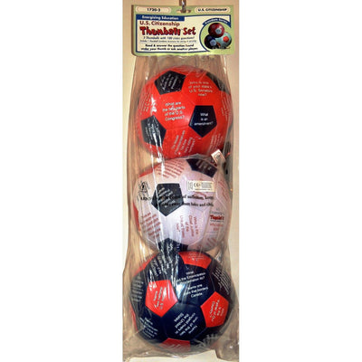 Us U.S. Citizenship Thumball 3 pc