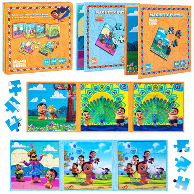 Mighty Little Bheem Magnetic Puzzle 2 Pack