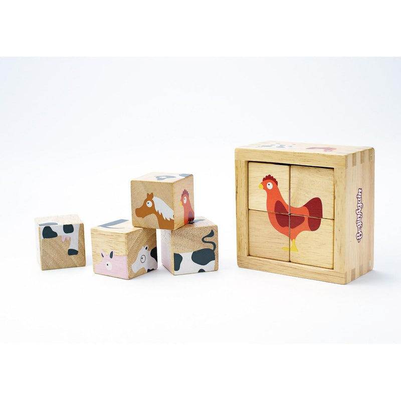 Begin Again Buddy Blocks Farm Animals