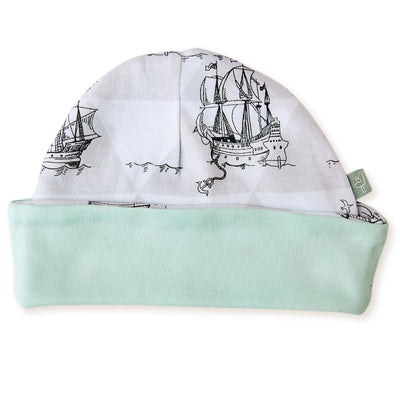 Finn + Emma Finn   Emma Baby Boy Reversible Hat-Boat