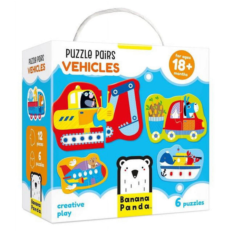 Banana Panda Puzzle Pairs Vehicles - Beginn