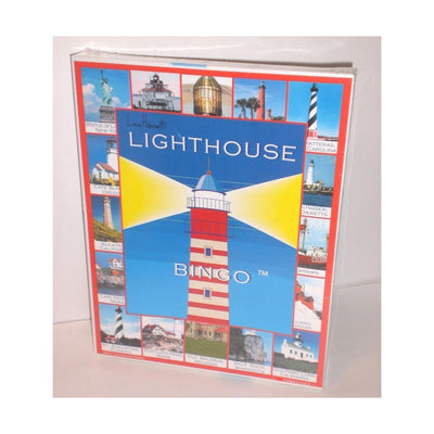 Lucy Hammett Lighthouse Bingo 6 Picture Boards, 42 Informative Cards & Bingo Chips Fun for All Ages