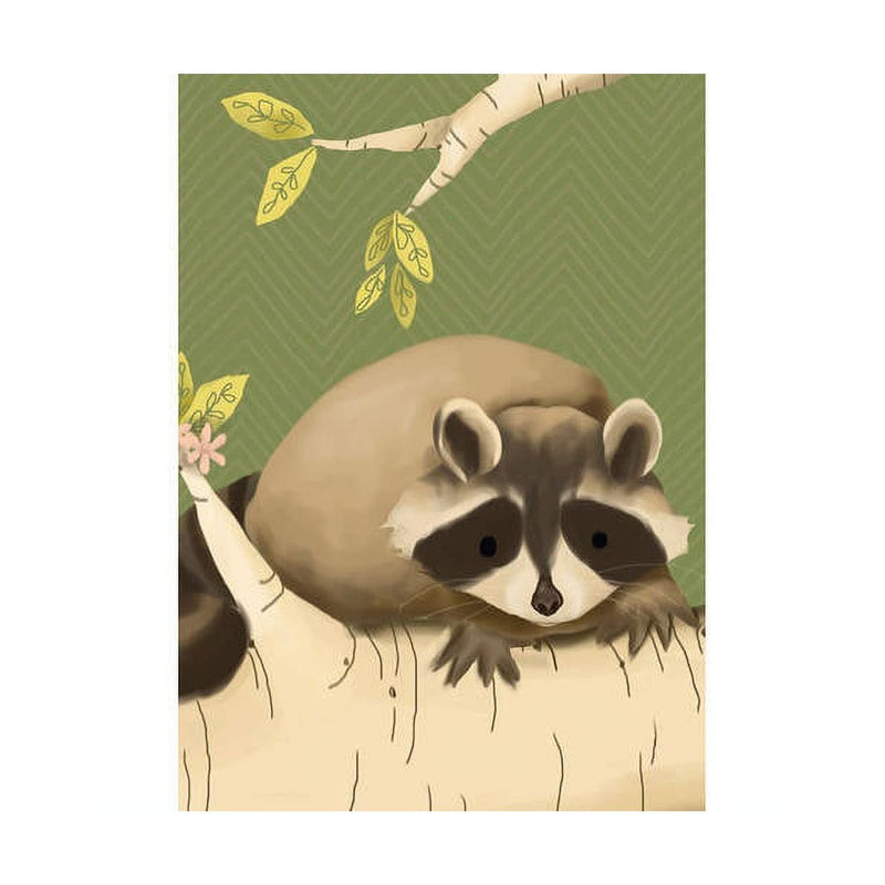 Oopsy Daisy's Meeko the Raccoon Canvas Wall Art - Size 10x14