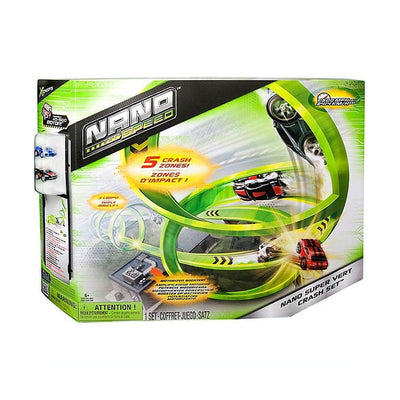 Nano Speed Playset - Large Toy Race Track Set for Kids