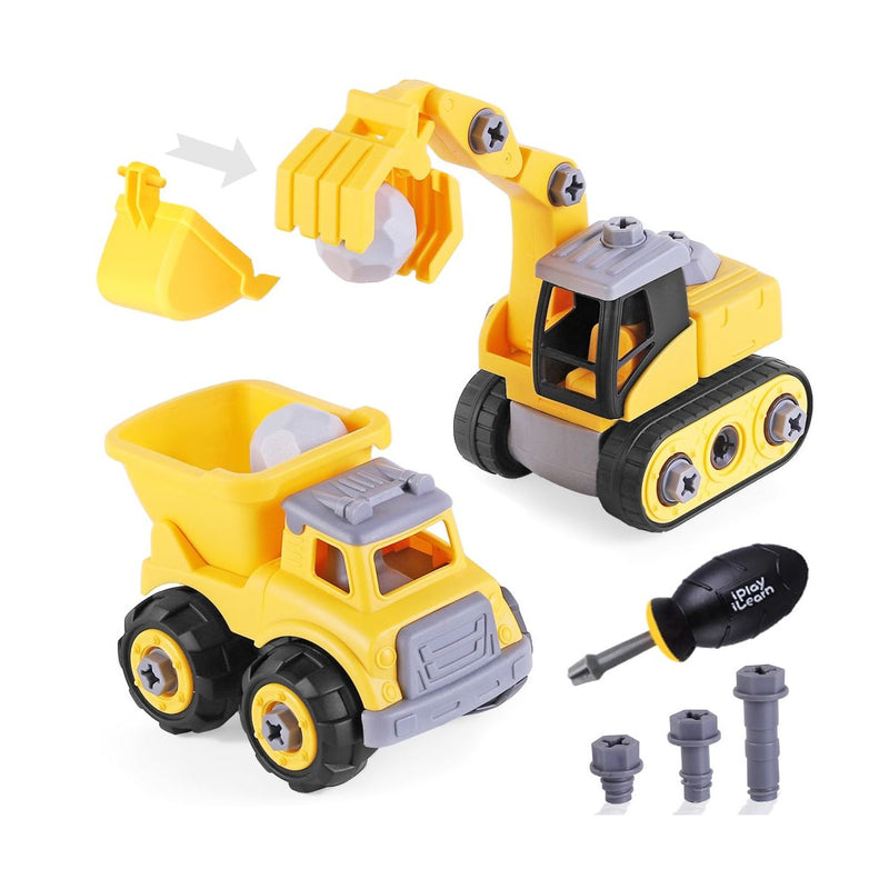 I, PLAY I, LEARN Construction Series Exercise Children's Assembly skills.