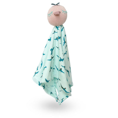 Finn + Emma Finn   Emma Rattle Blanket Buddy, Sparrow