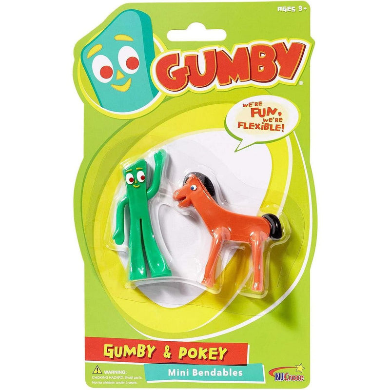 Gumby and Pokey Mini Bendable Pair