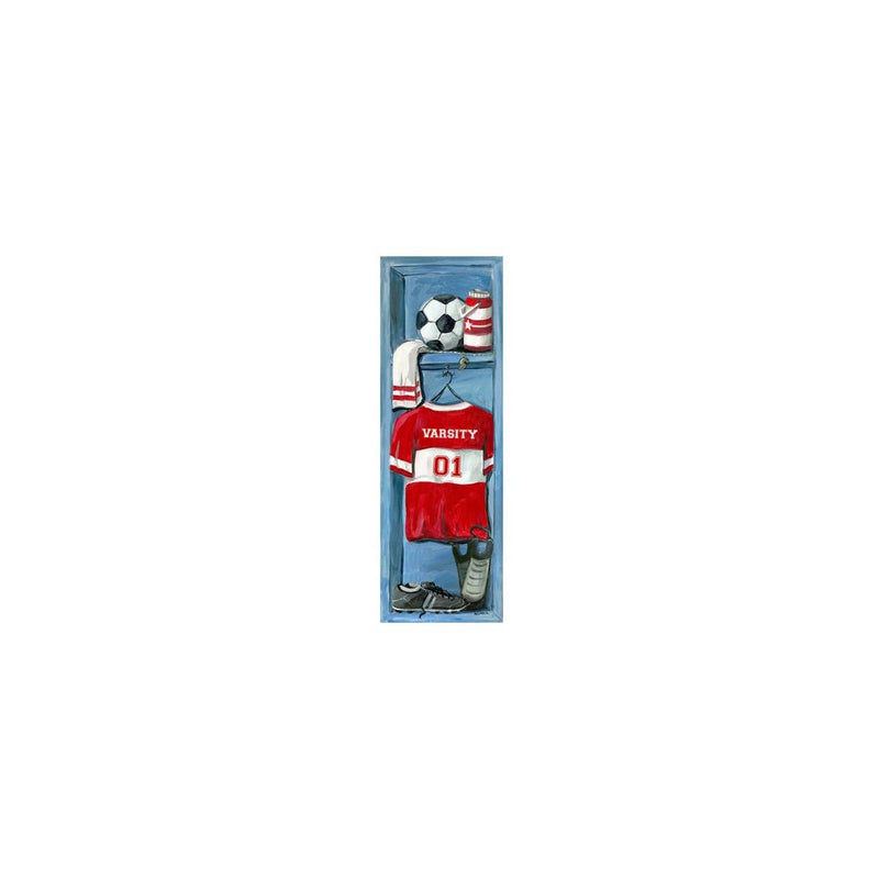 Oopsy Daisy's Soccer Locker Canvas Wall Art - Size 12x36