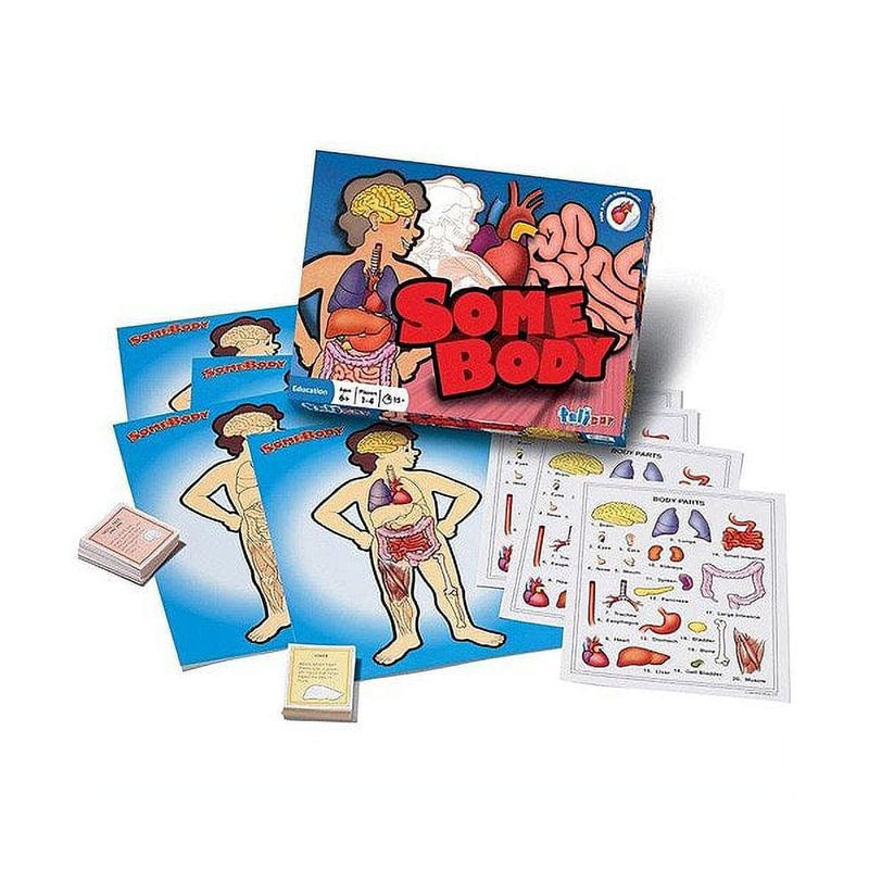 Talicor Somebody Human Anatomy Game-5 Games Plays-Learn Body Parts and Where the Go