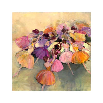 Oopsy Daisy's Ballerina Ensemble Canvas Wall Art - Size 18x18