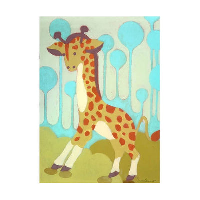 Oopsy Daisy's Gigi Giraffe Canvas Wall Art - Size 10x14