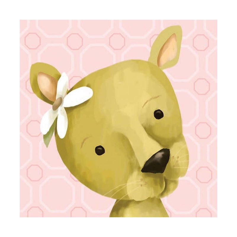 Oopsy Daisy's Laurie the Lioness Canvas Wall Art - Size 10x10