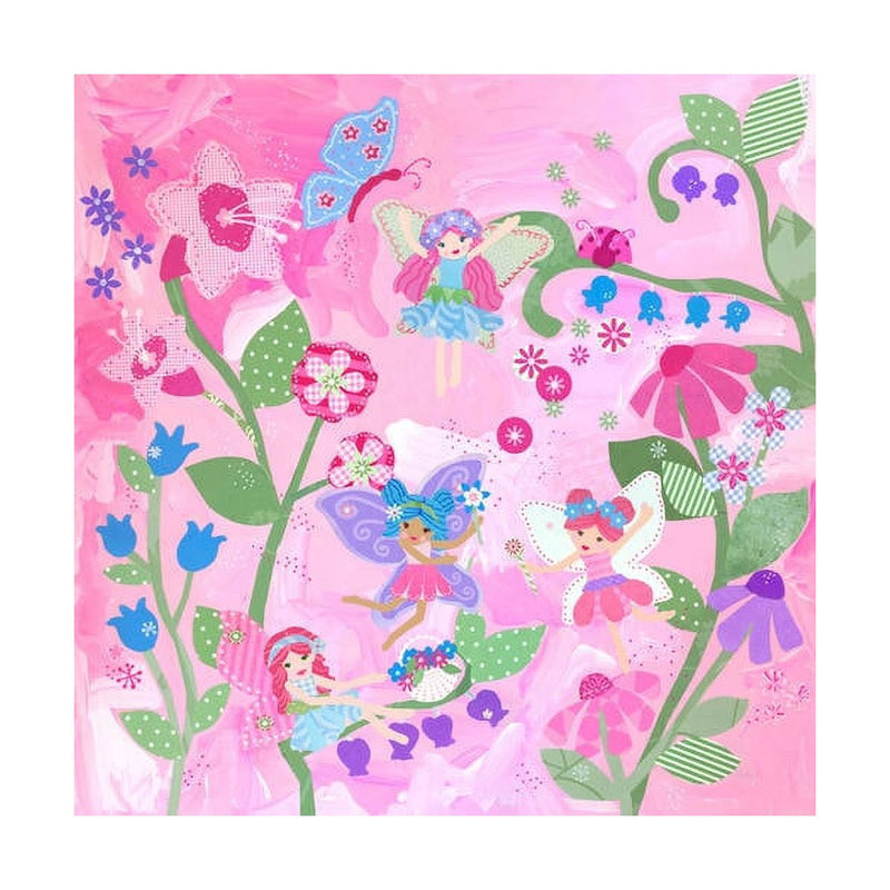 Oopsy Daisy Too's Flower Fairies Canvas Wall Art Size   21x21