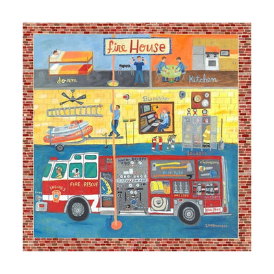 Oopsy Daisy's Firehouse Canvas Wall Art - Size 24x24