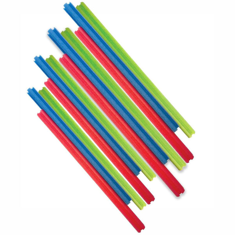 Link'ems 12-Pack  Interlocking Pool Noodles Multicolor Connectable Foam Noodles