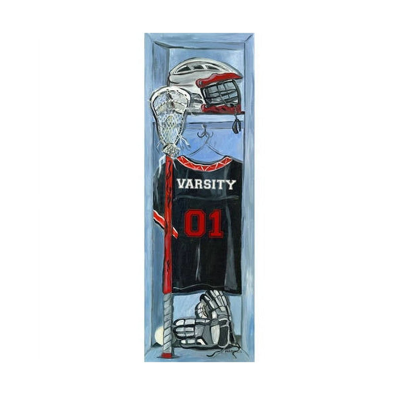 Oopsy Daisy's Lacrosse Locker Canvas Wall Art - Size 12x36