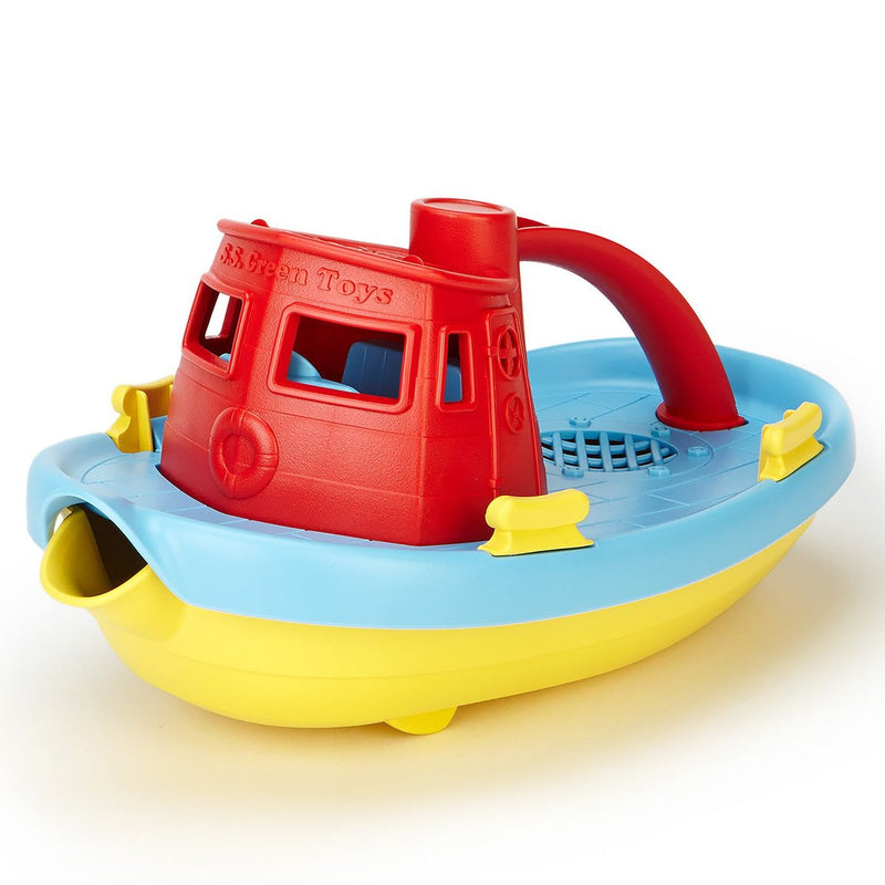 Green Toys Tug Boat Red