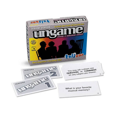 Talicor Pocket Ungame Seniors Version Non-Competitive Card Game for Enhanced Communication & Self-Expression Ideal for Open Dialogue & Value Sharing