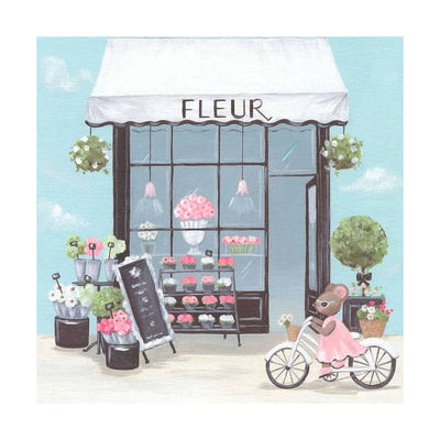 Oopsy Daisy's La Fleur Canvas Wall Art - Size 10x10