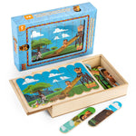Mighty Little Bheem Wooden Puzzle Sticks