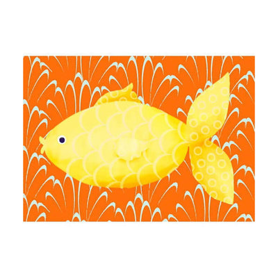 Oopsy Daisy's Lenny the Fish Canvas Wall Art - Size 14x10
