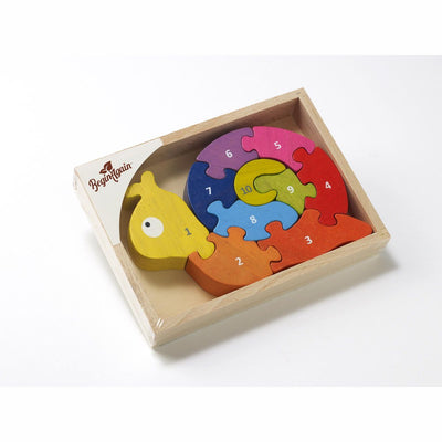 Begin Again Number Snail Puzzle
