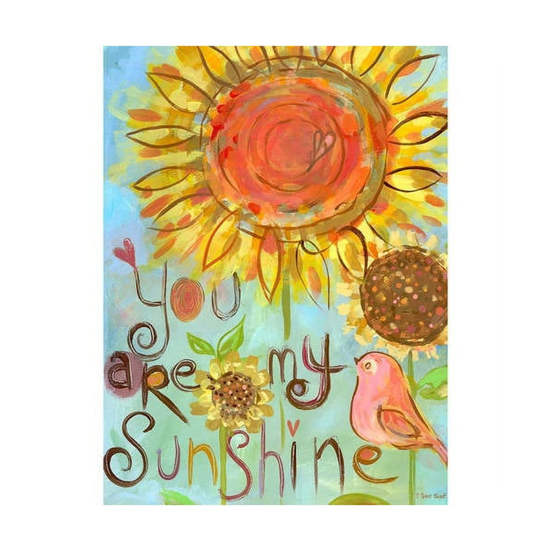 Oopsy Daisy's You Are My Sunshine Canvas Wall Art - Size 18x24