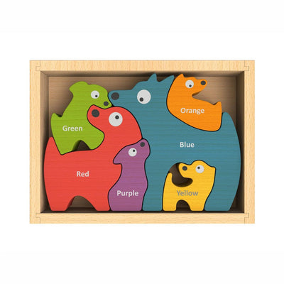 Begin Again Dog Family Color Puzzle