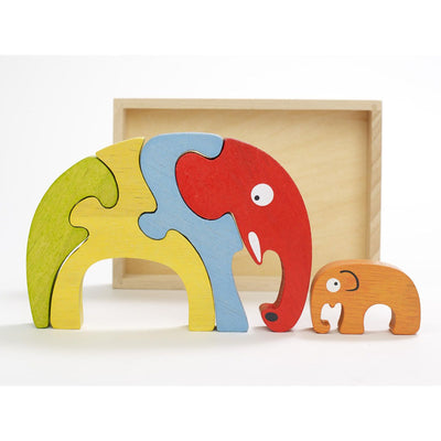 Begin Again Elephant Family Puzzle