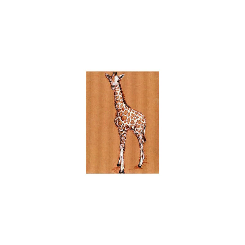 Oopsy Daisy's Giraffe Baby Canvas Wall Art - Size 10x14