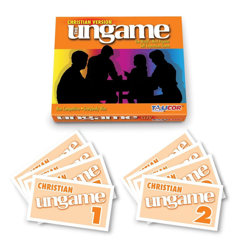 Talicor Pocket Ungame Christian Version - Non-Competitive Card Game for Christians 70 Cards with Lighthearted & Serious Questions Age 5+