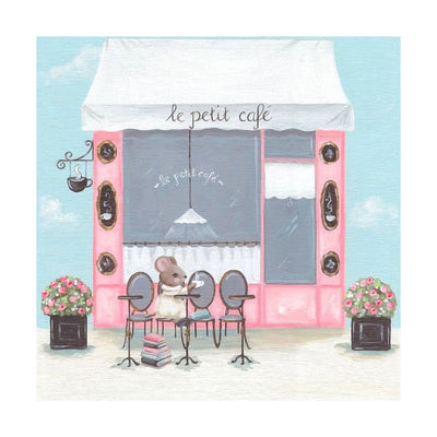 Oopsy Daisy's Little Petite Cafe Canvas Wall Art - Size 10x10