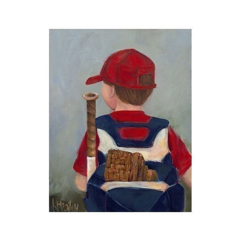 Oopsy Daisy's Lil' Slugger Canvas Wall Art - Size 14x18