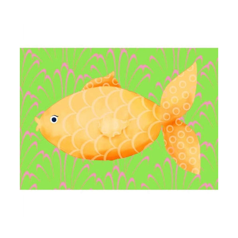 Oopsy Daisy's Mia the Fish Canvas Wall Art - Size 14x10