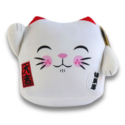 Maneki Neko White Closed Eye
