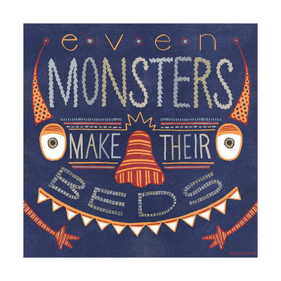 Oopsy Daisy Too's Monsters Canvas Wall Art Size   21x21