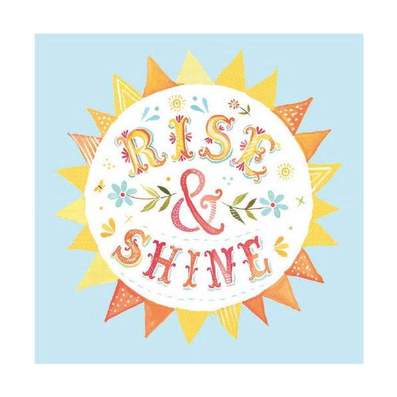Oopsy Daisy Too's Rise & Shine Canvas Wall Art Size   21x21