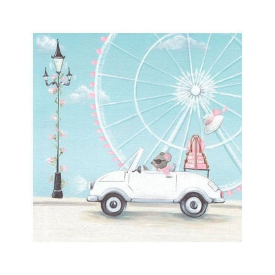 Oopsy Daisy's Little White Convertible Canvas Wall Art - Size 10x10
