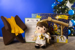 Miracle In A Manger Gift Set - Baby Jesus, a manager, hay, a blanket, and storybook