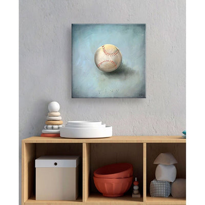 Oopsy Daisy's Boy's Toys - Baseball Canvas Wall Art - Size 14x14