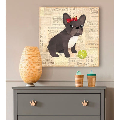 Oopsy Daisy's Frenchie Girl Canvas Wall Art - Size 10x10