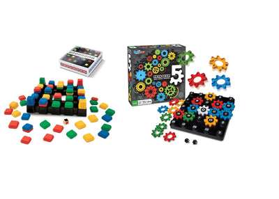 Stranded Talicor Strategy Bundle - Fast-Paced Light Strategy Game with Gears and Dice for Family and Educational Fun
