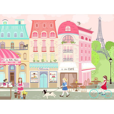 Oopsy Daisy's Parisian Afternoon Canvas Wall Art - Size 24x18