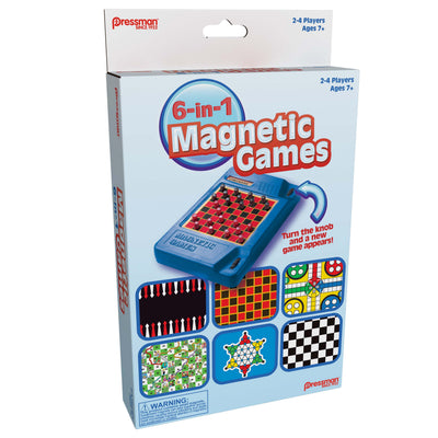 Pressman 6-IN-1 Travel Magnetic Games