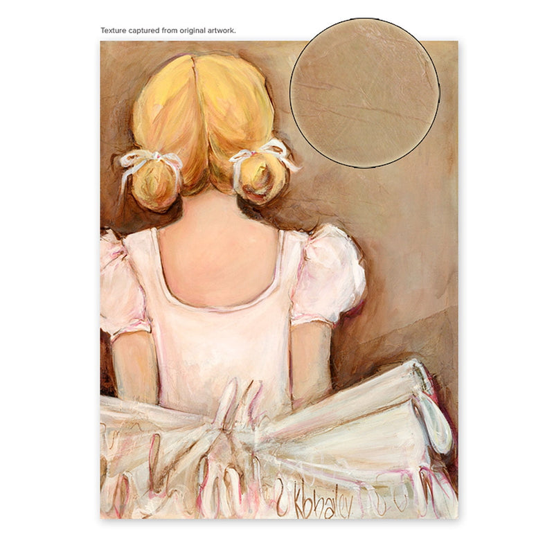 Oopsy Daisy's Beautiful Ballerina- Blonde Canvas Wall Art - Size 14x18