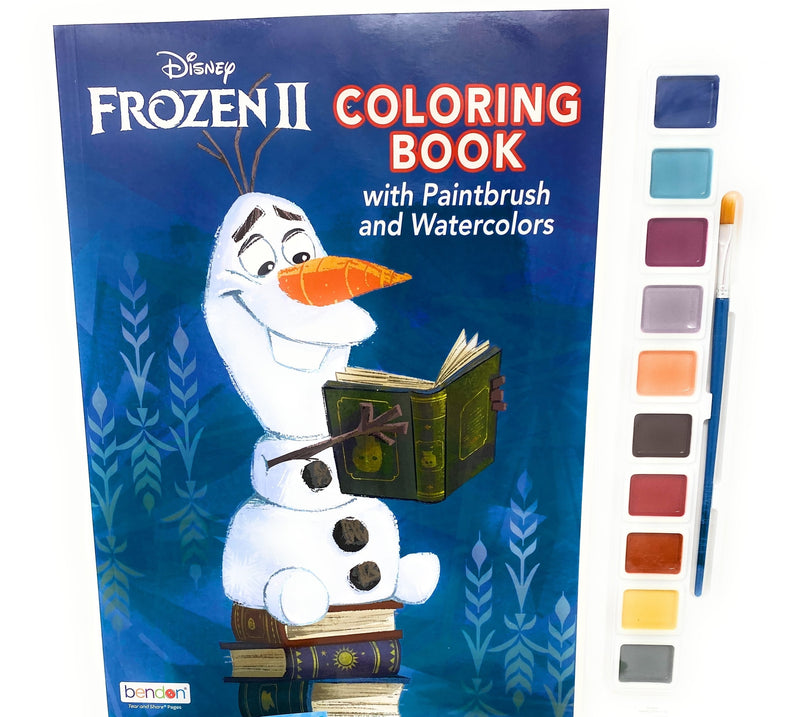 FROZEN 2 Oversized Coloring and Activity Book with Paint Palette