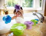 Green Toys Stacking Cups Purple/Blue/Green, Bath Toy