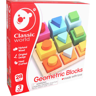 Classic World Geometric Blocks Set